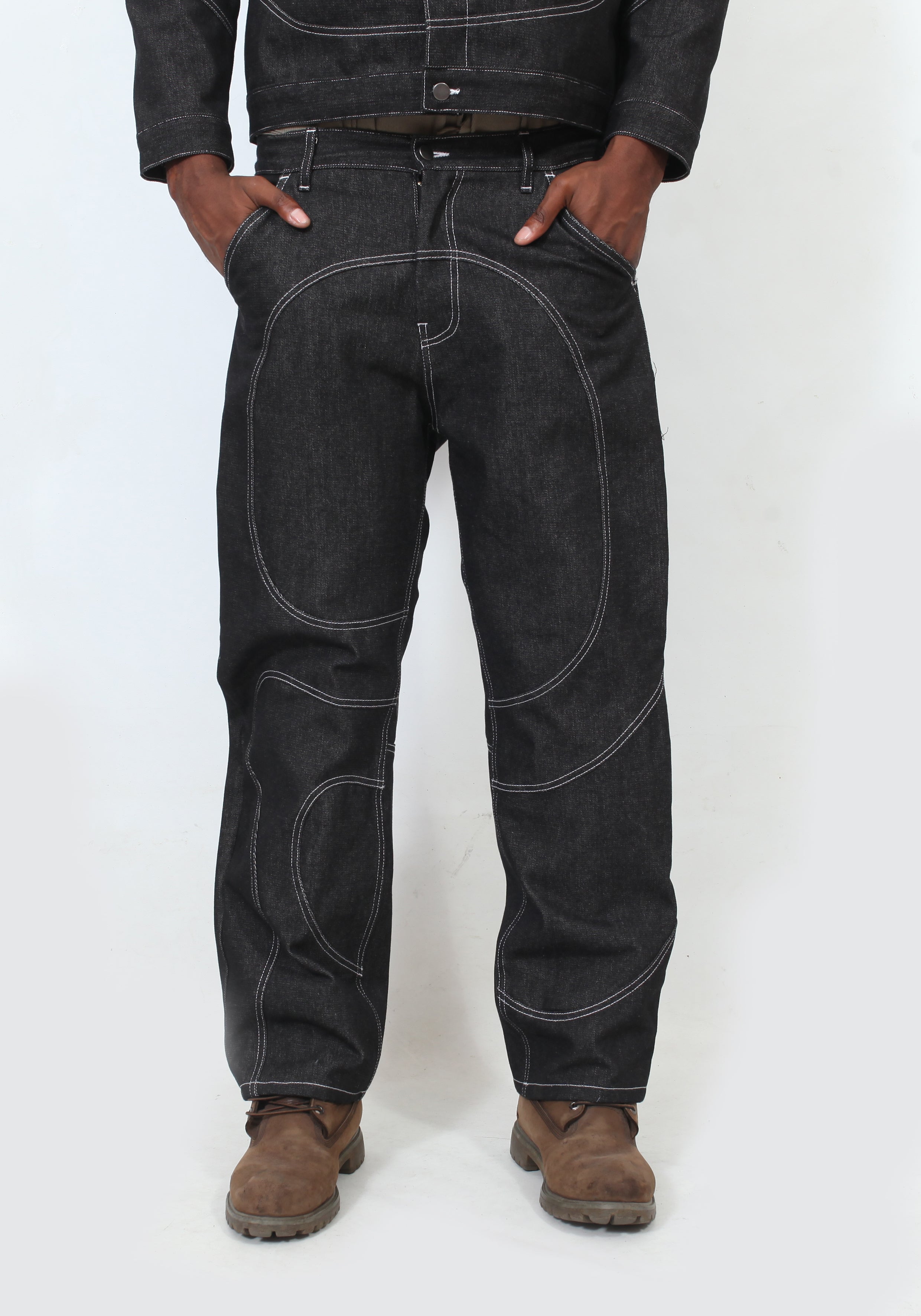 Coordinato Denim intrecciato