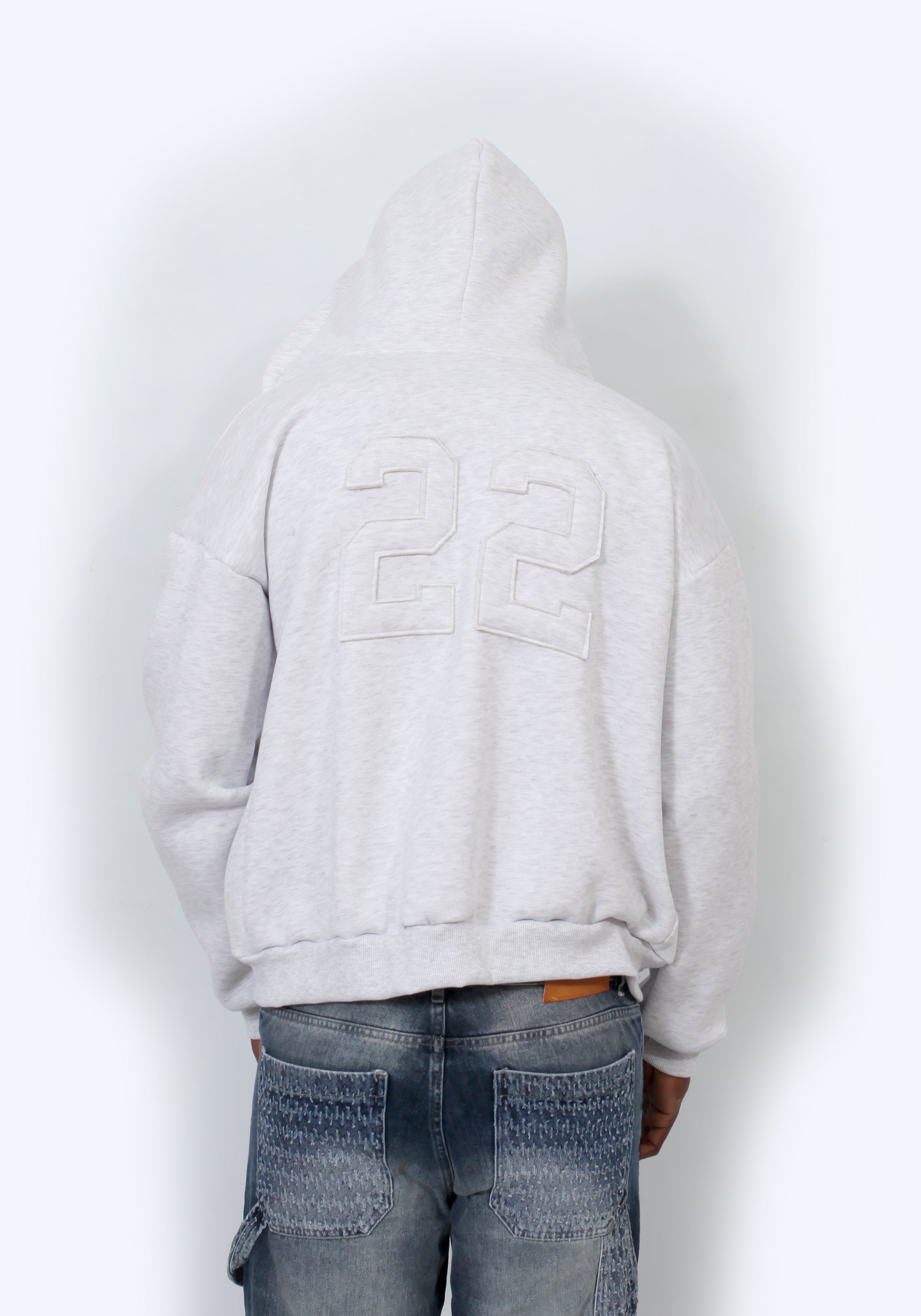 Zip Hoodie ambossed 22
