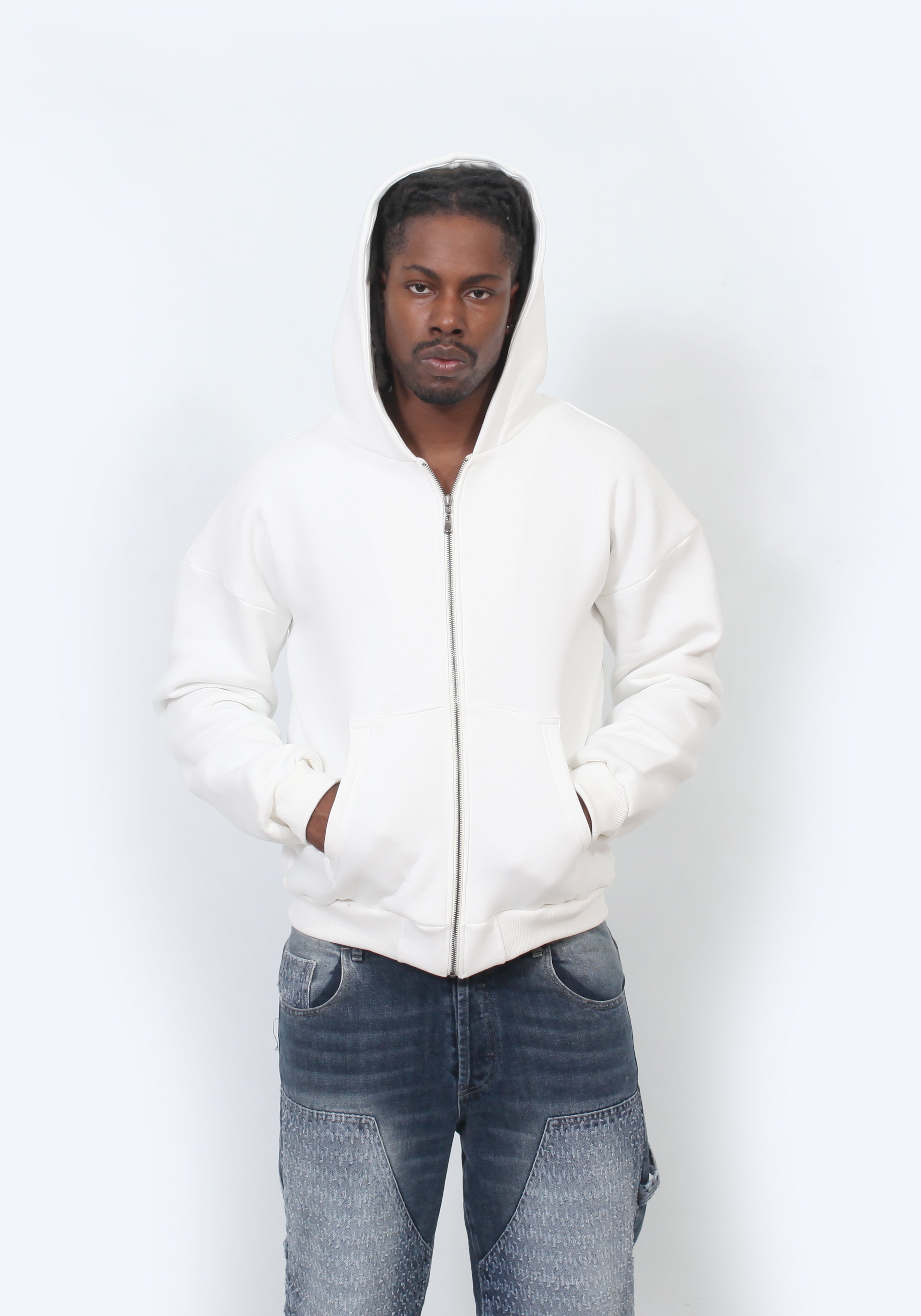 Zip Hoodie ambossed 22