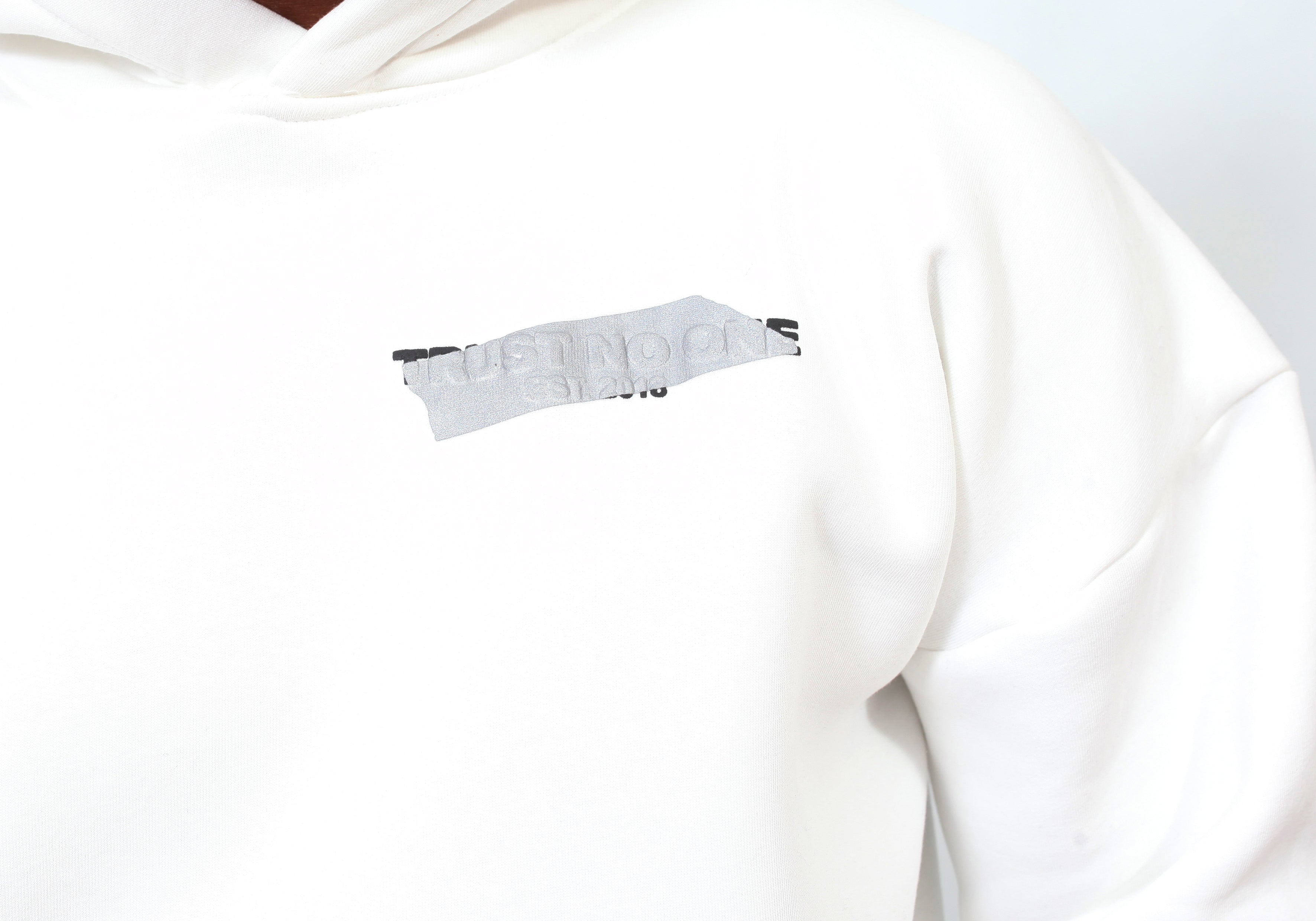 Hoodie Scotch argento