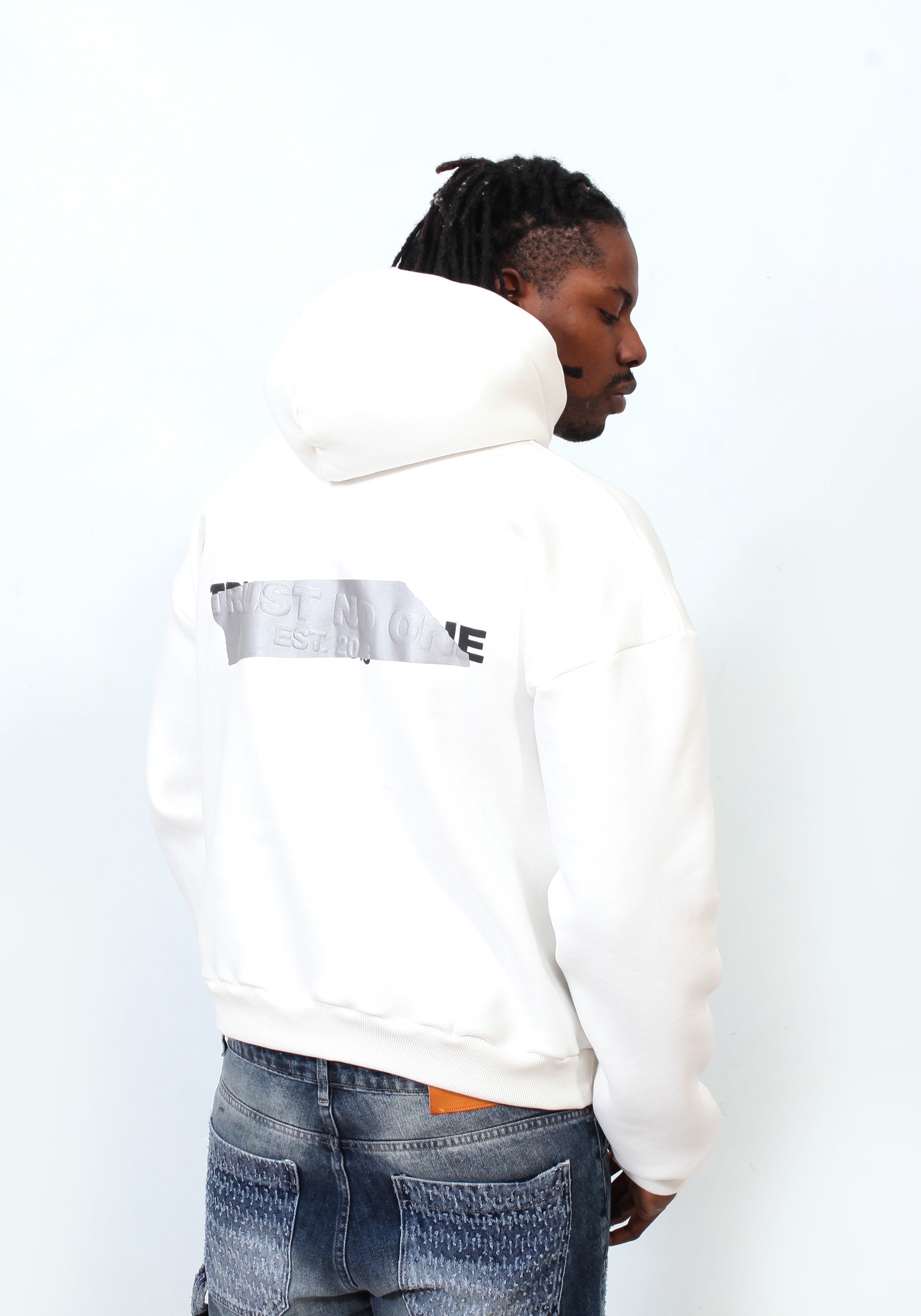 Hoodie Scotch argento