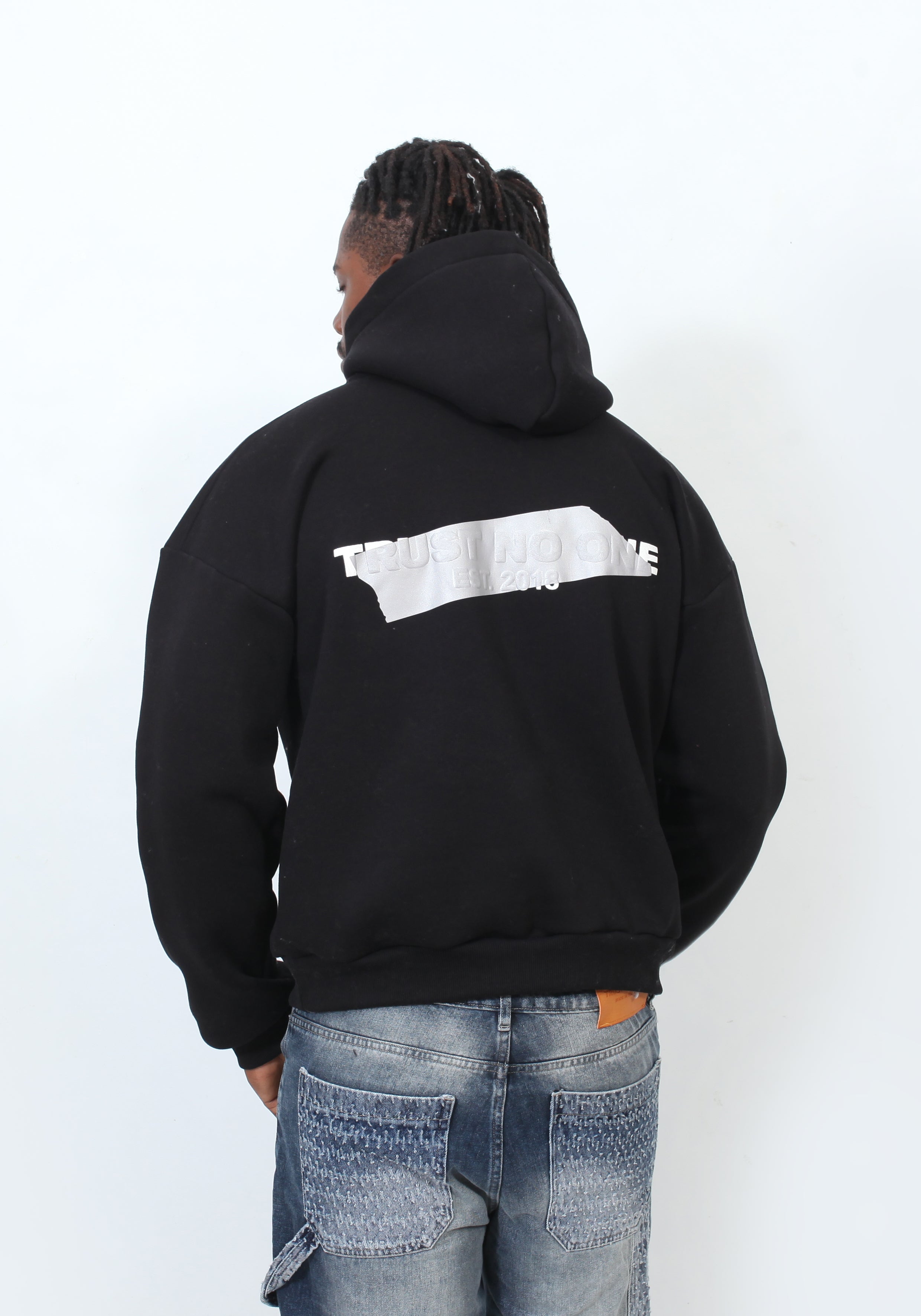 Hoodie Scotch argento