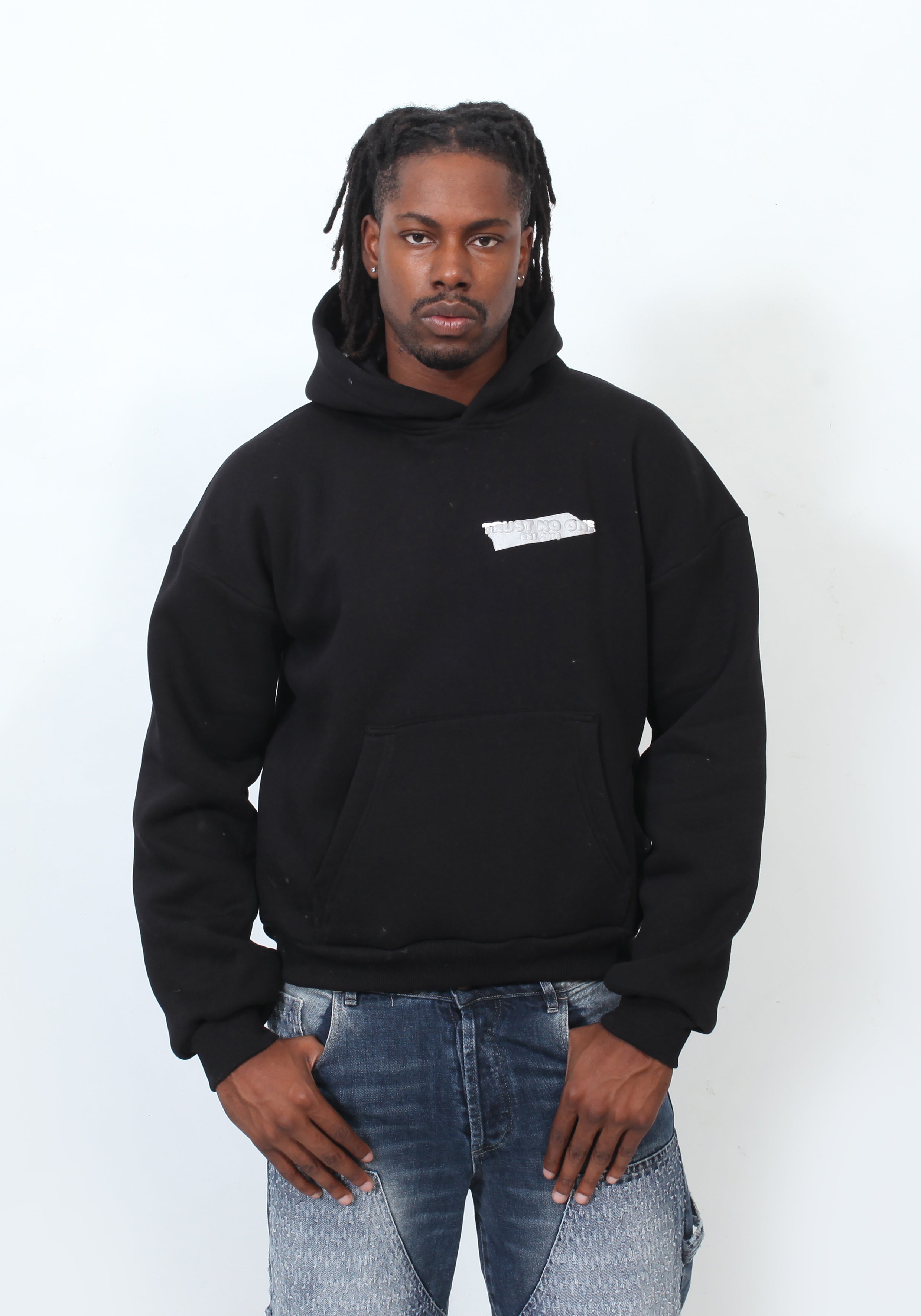 Hoodie Scotch argento