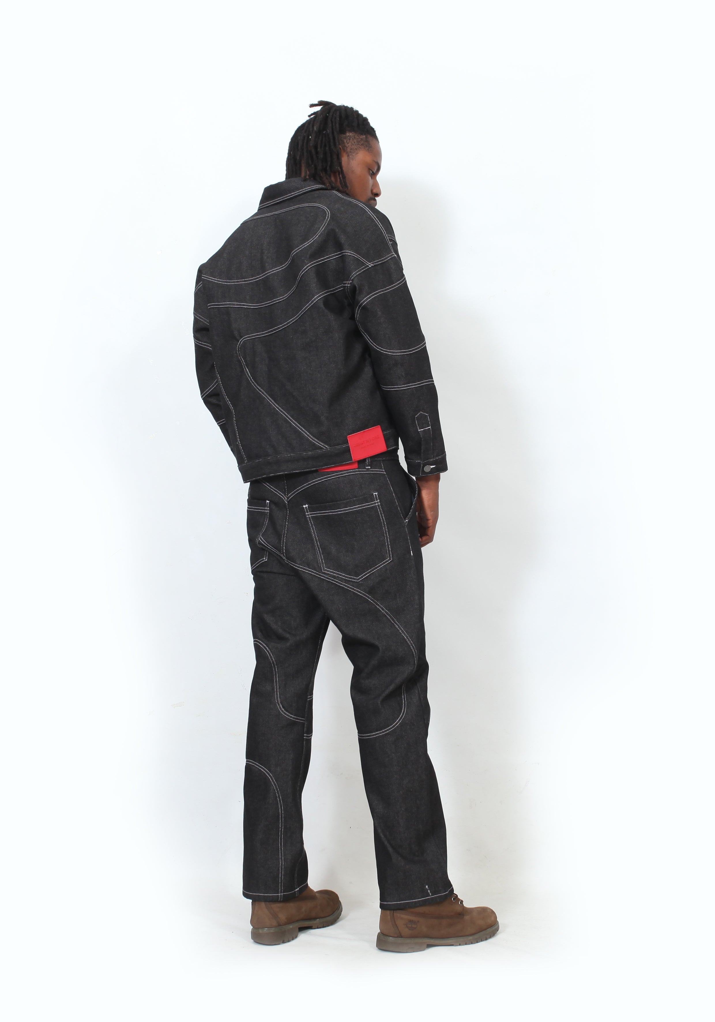 Coordinato Denim intrecciato