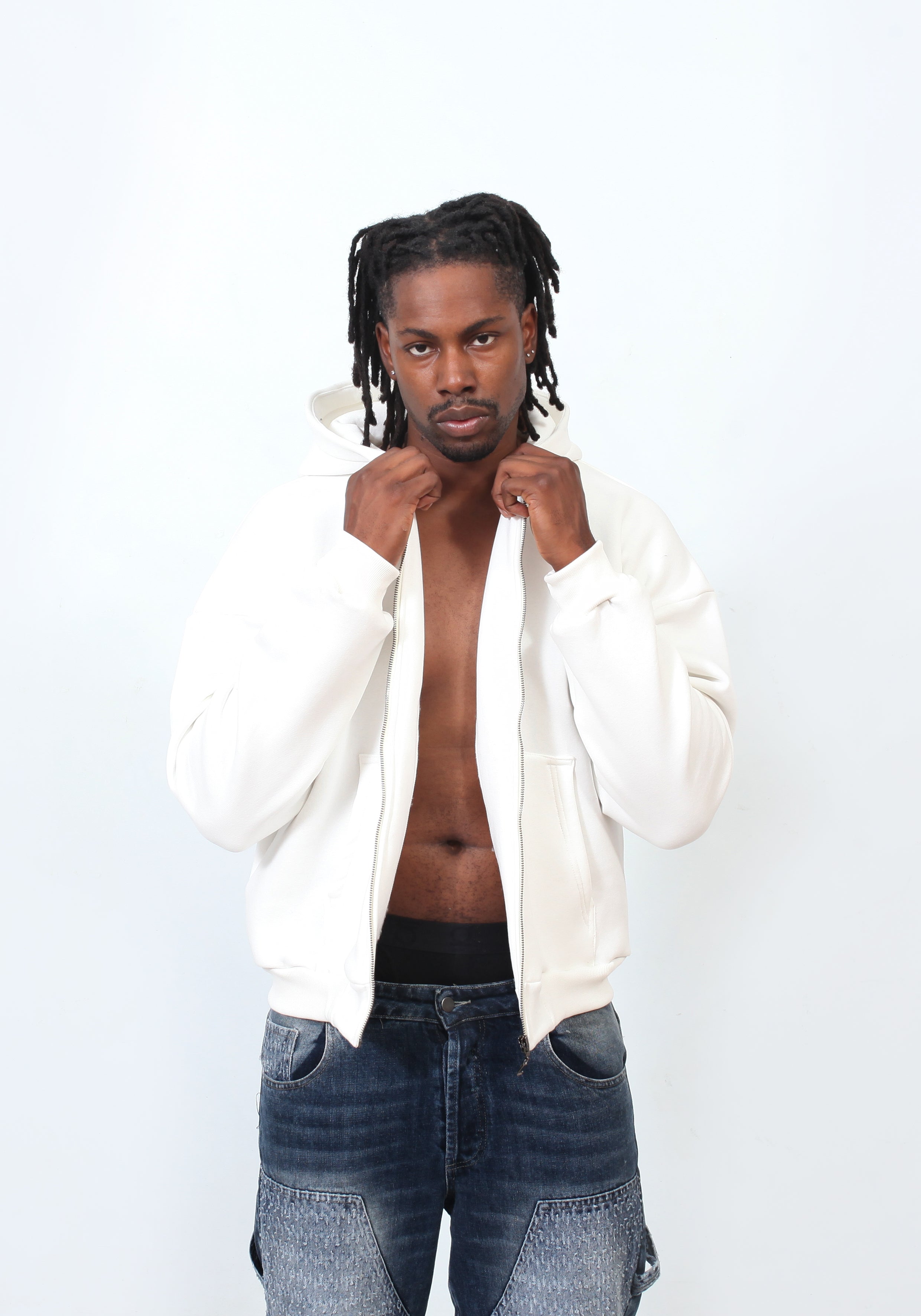 Zip Hoodie ambossed 22